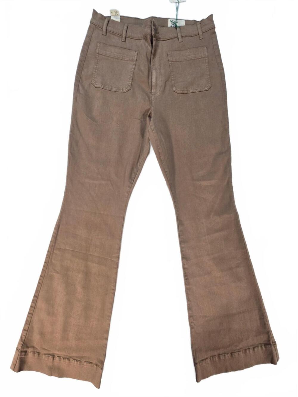 NWT Cosmic Blue Love Flare Jeans in Toffee Size 32 Y2K Boho
